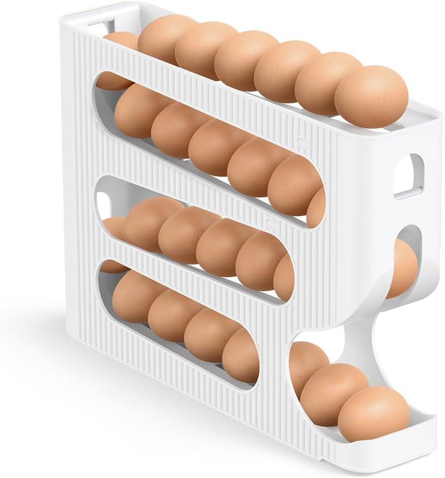 Automatic Rolling Egg Dispenser for Refrigerator