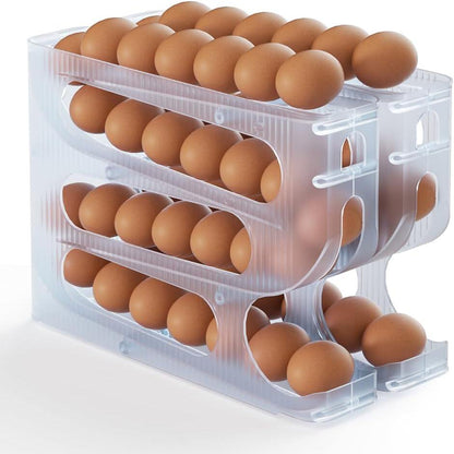 Automatic Rolling Egg Dispenser for Refrigerator