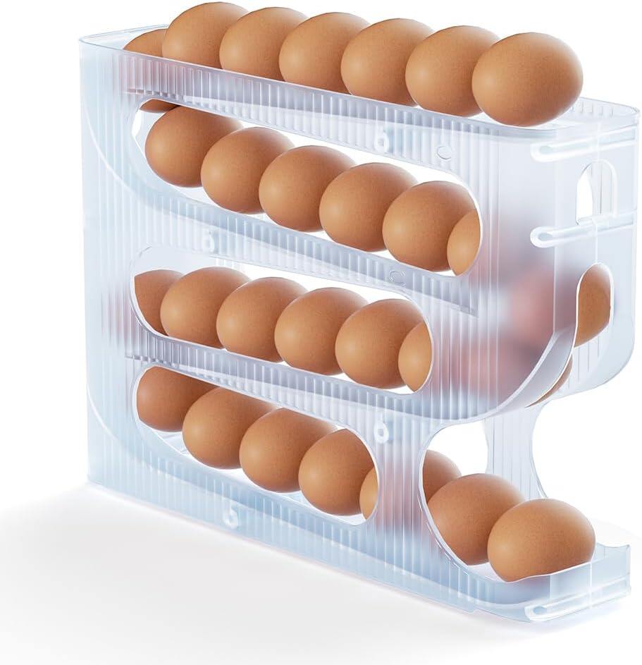 Automatic Rolling Egg Dispenser for Refrigerator