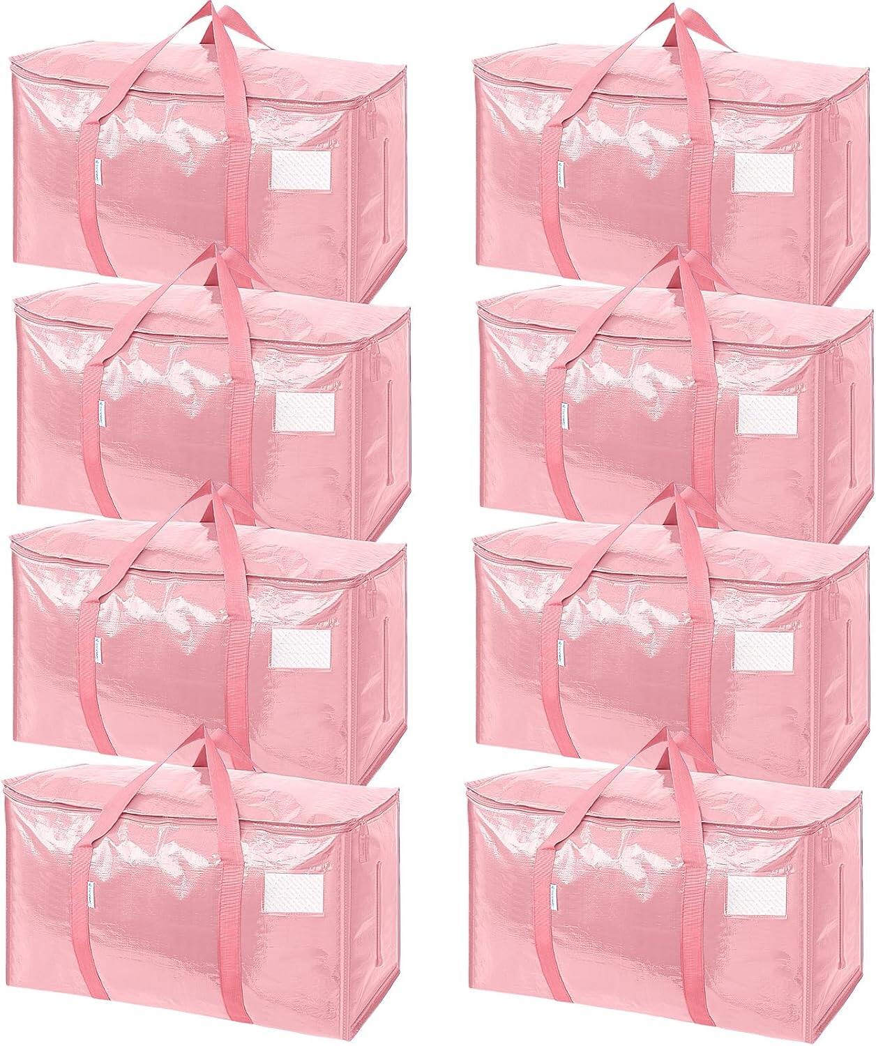 Extra Large Moving Bags Heavy Duty with Zippers & Carrying Handles