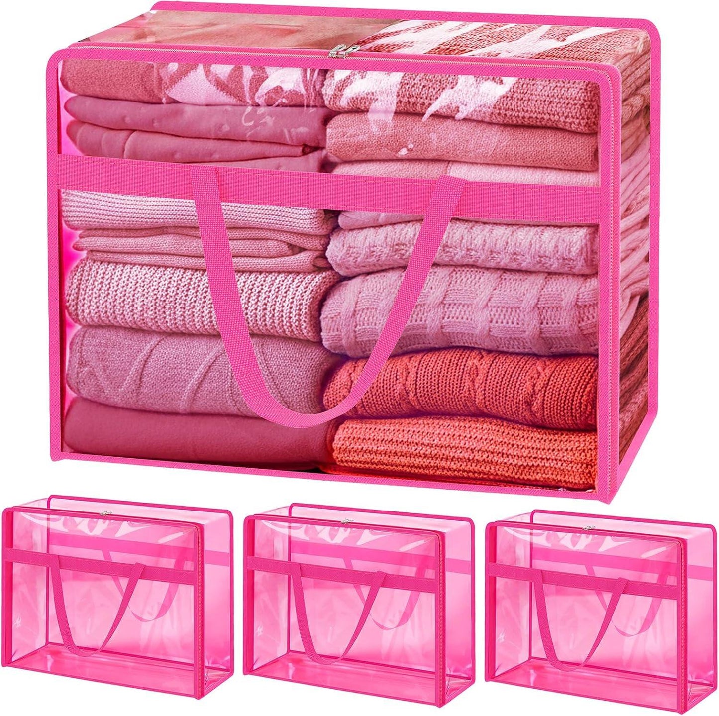 Blanket Storage Bags  Extra Large Plastic Vinyl Clear Storage Bag for Clothes