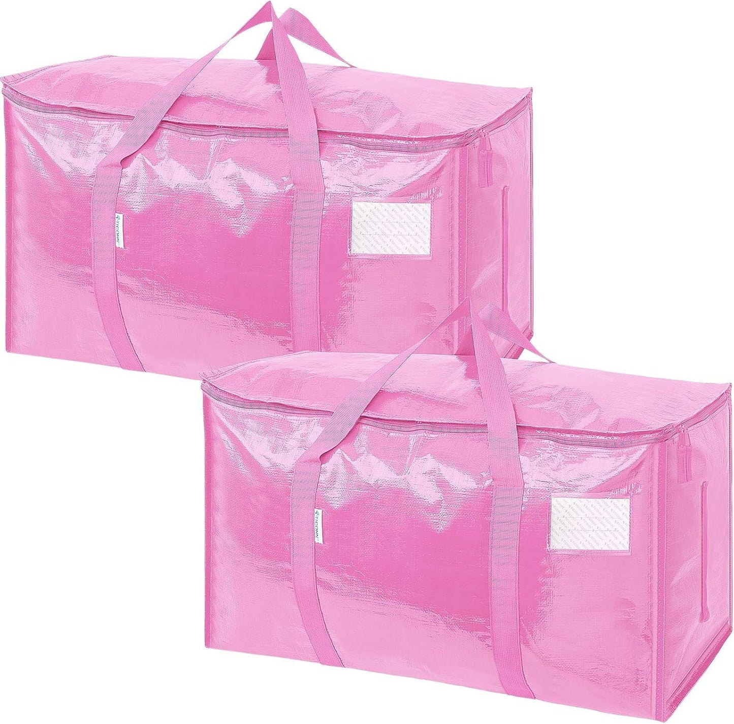 Extra Large Moving Bags Heavy Duty with Zippers & Carrying Handles