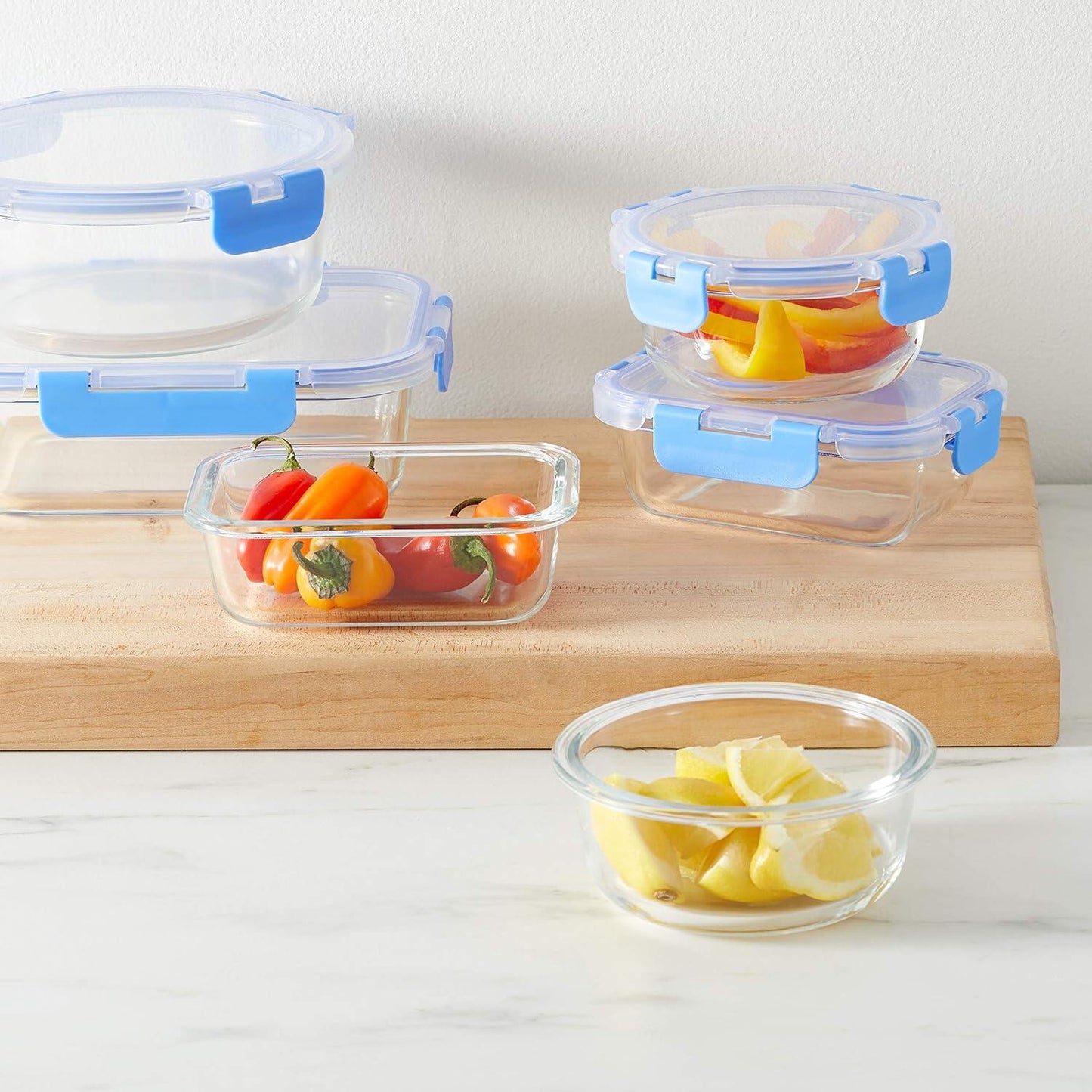 Basics Glass Food Storage Containers