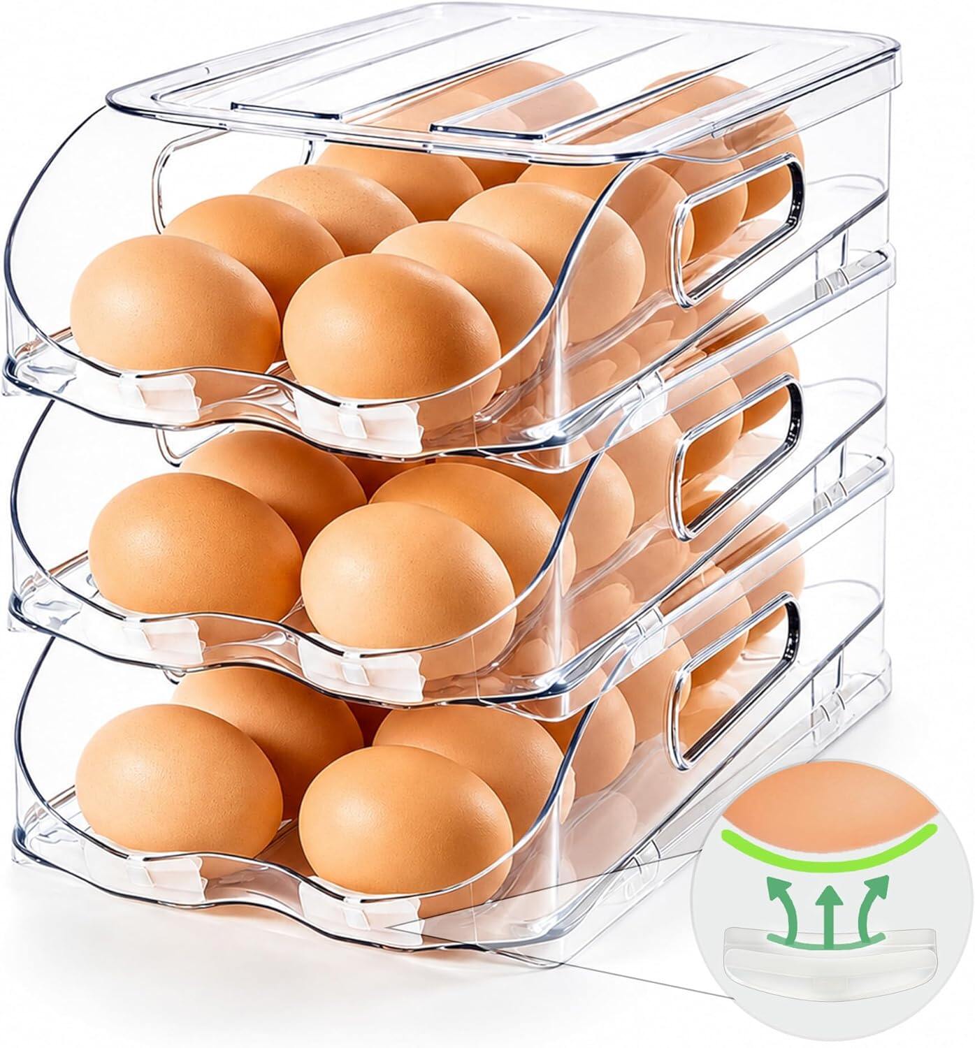 Automatic Steady Rolling Egg Container