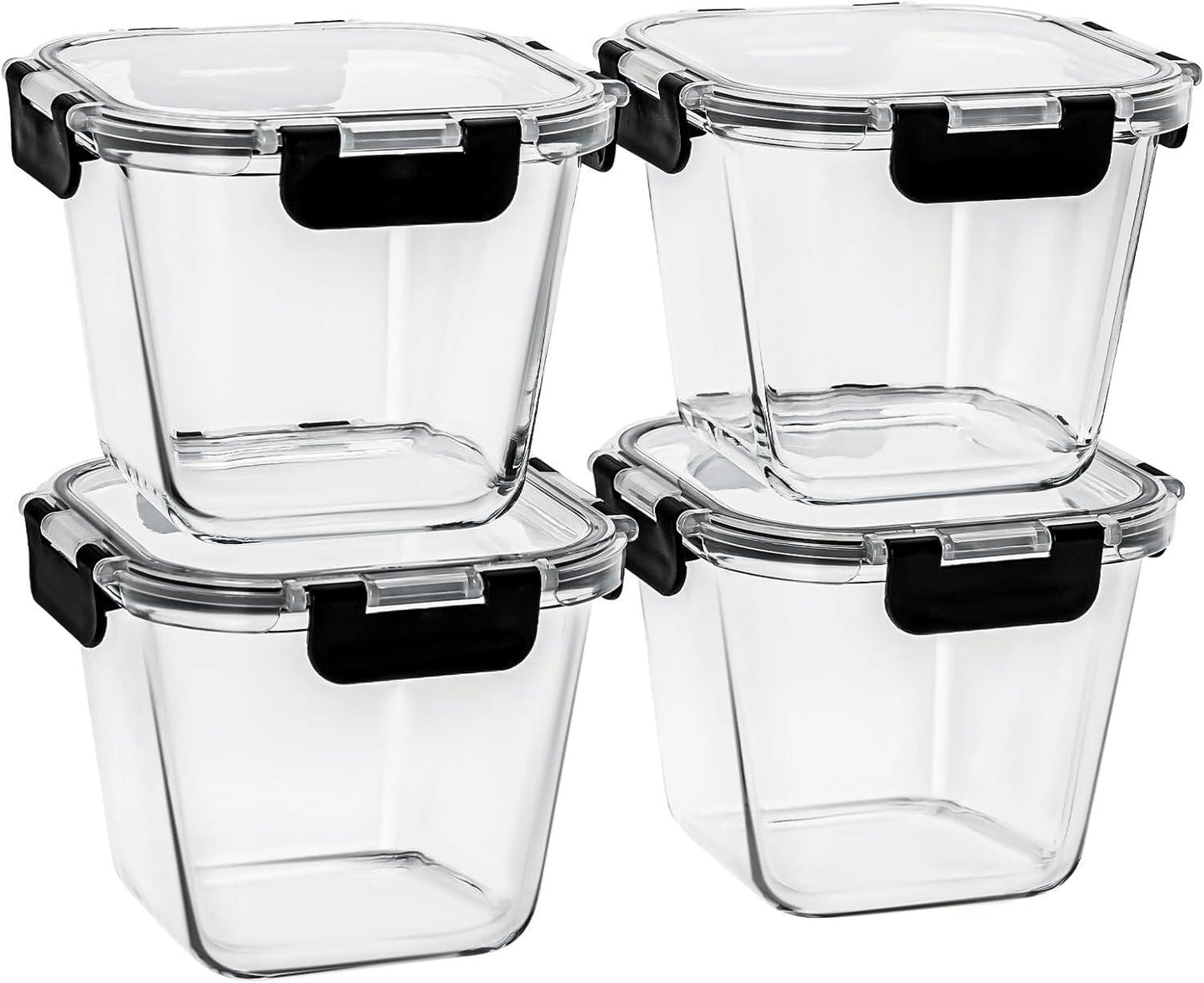Glass Soup Containers with Lids