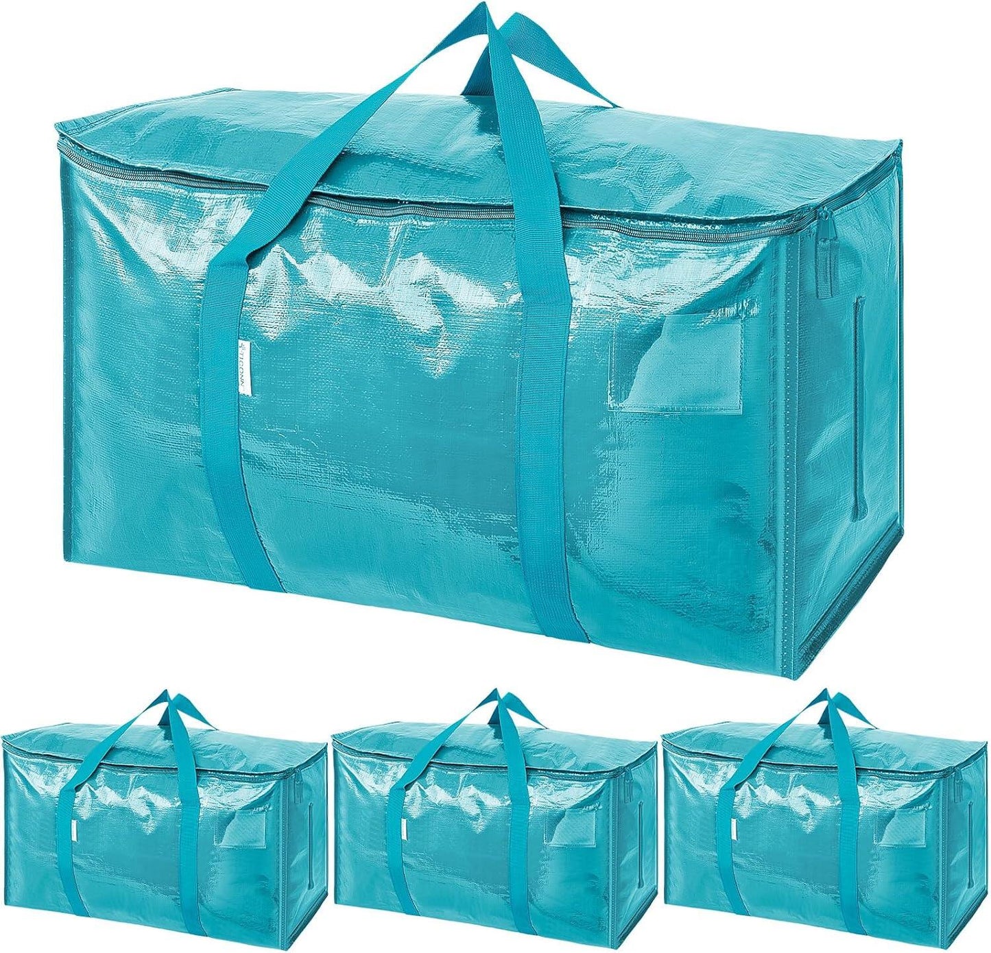 Extra Large Moving Bags Heavy Duty with Zippers & Carrying Handles