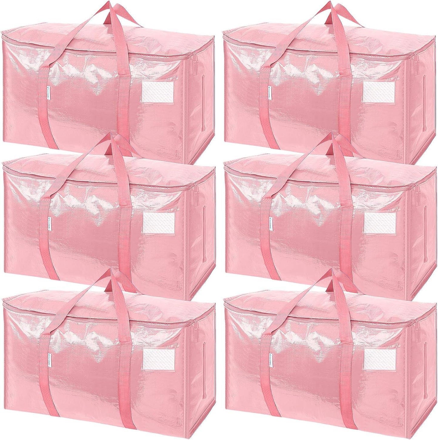 Extra Large Moving Bags Heavy Duty with Zippers & Carrying Handles