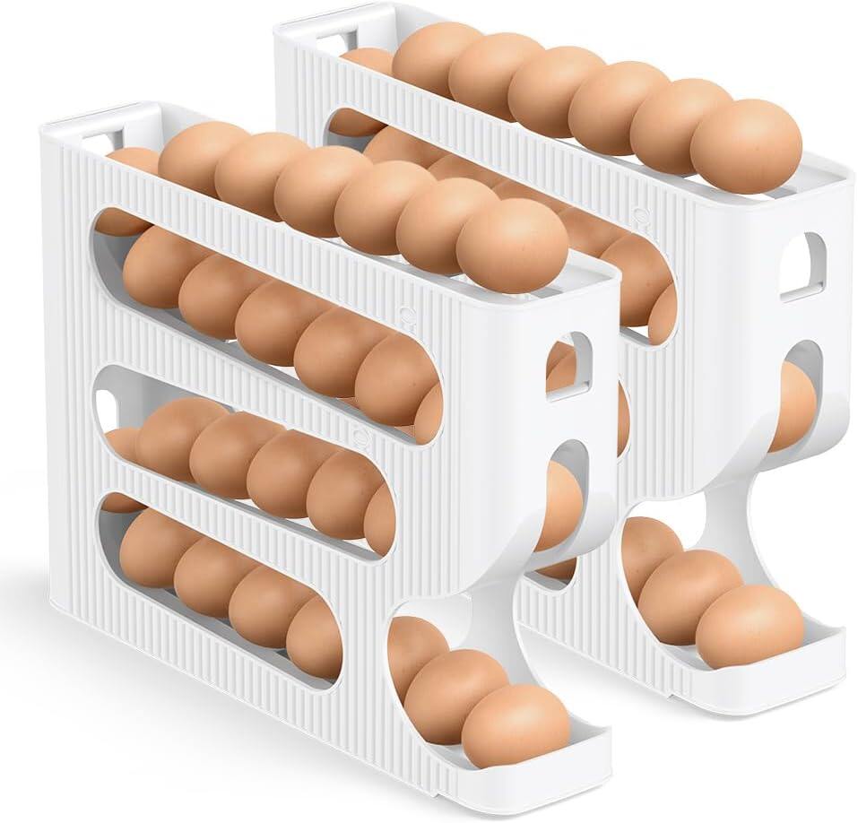 Automatic Rolling Egg Dispenser for Refrigerator